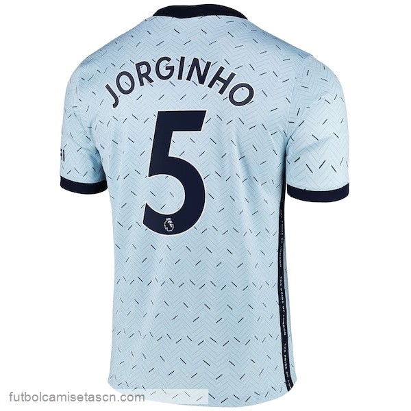 Camiseta Chelsea NO.5 Jorginho 2ª 2020/21 Azul